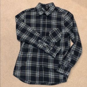 Men’s small Volcom plaid shirt
